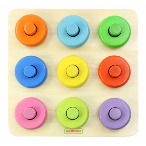 MASTERKIDZ TABLICA DOPASOWYWANIE KOLORÓW KOŁECZKI I OBRĘCZE MK02471