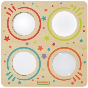 MASTERKIDZ TABLICA SENSORYCZNA LUSTRA I SOCZEWKI ZAKRZYWIANIE OBRAZU MK02242