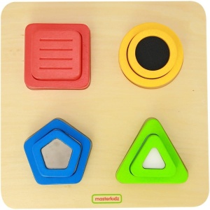 MASTERKIDZ TABLICA SORTER KSZTAŁTÓW TEKSTURY I MATERIAŁY MK08770