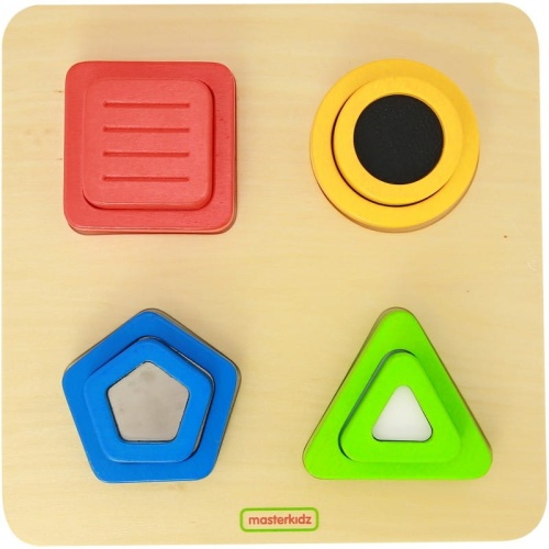 MASTERKIDZ TABLICA SORTER KSZTAŁTÓW TEKSTURY I MATERIAŁY MK08770