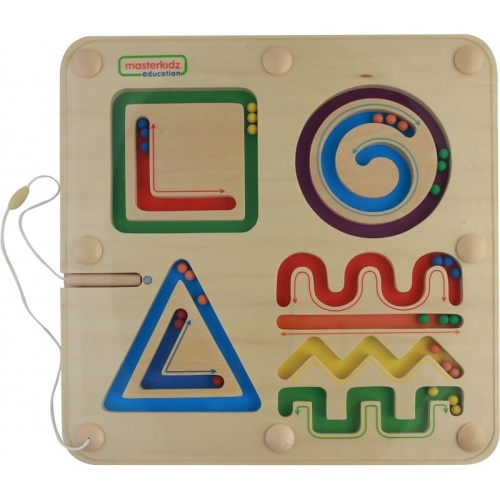 MASTERKIDZ TABLICA LABIRYNT MAGNETYCZNY LINIE KSZTAŁTY FIGURY GEOMETRYCZNE ME10216