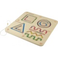 MASTERKIDZ TABLICA LABIRYNT MAGNETYCZNY LINIE KSZTAŁTY FIGURY GEOMETRYCZNE ME10216