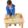 MASTERKIDZ DREWNIANE PUZZLE FIGURY GEOMETRYCZNE NAUKA KSZTAŁTÓW ME03737