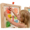 MASTERKIDZ TABLICA ŚCIENNA MANIPULACYJNA OTWIERANIE I ZAMYKANIE ZAMKÓW ME12531
