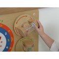 MASTERKIDZ TABLICA ŚCIENNA EDUKACYJNA NAUKA O CZASIE NAUKA GODZIN ME09609