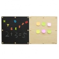 MASTERKIDZ DWUSTRONNA TABLICA MAGNETYCZNA KREDOWA DO TABLIC STEM ME13804