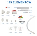 MASTERKIDZ ZESTAW DO BUDOWY SYSTEMU RUR DO TABLIC STEM 119EL. ME13064