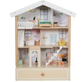 CLASSIC WORLD DREWNIANY DOMEK DLA LALEK + 2 FIGURKI CW50552