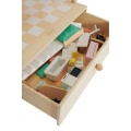 CLASSIC WORLD DREWNIANY DOMEK DLA LALEK + 2 FIGURKI CW50552