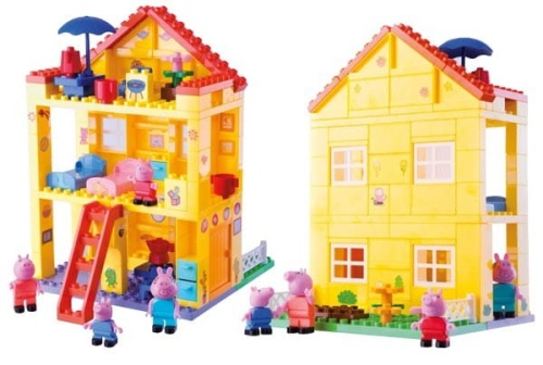 BIG KLOCKI ŚWINKA PEPPA PIĘTROWY DOM - REZYDENCJA 107EL. 57078