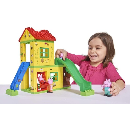 BIG PLAY KLOCKI ŚWINKA PEPPA PLAC ZABAW 75EL. 57076
