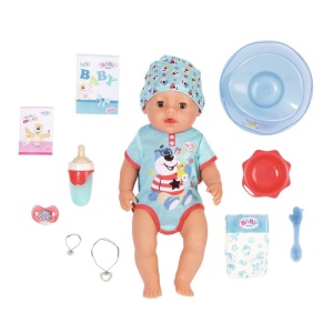 ZAPF LALKA INTERAKTYWNA BABY BORN 43CM MAGIC BOY 9 FUNKCJI + AKCESORIA 827963