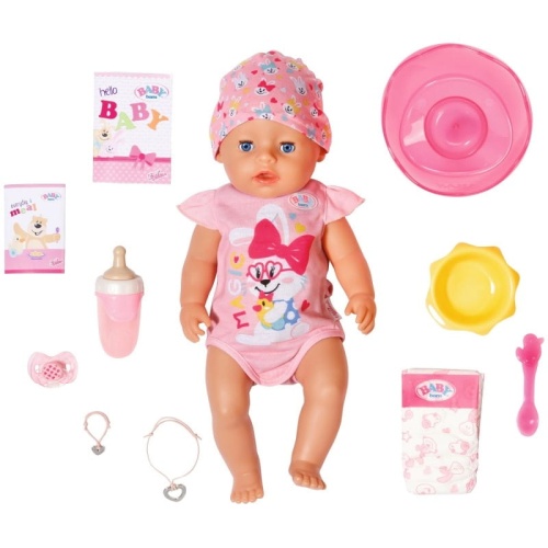 ZAPF LALKA INTERAKTYWNA BABY BORN 43CM MAGIC GIRL 9 FUNKCJI + AKCESORIA 827956