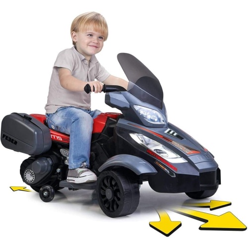 FEBER POJAZD TRÓJKOŁOWY MOTOREK NA AKUMULATOR 12V MOTORSPIDER 12840