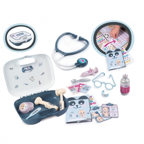 SMOBY BABY CARE WALIZKA LEKARZA Z AKCESORIAMI 240301