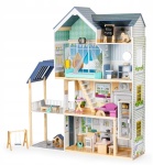 ECOTOYS DREWNIANY DOMEK DLA LALEK XXL REZYDENCJA MAYA 8101