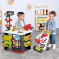 SMOBY ELEKTRONICZNY SUPERMARKET Z KASĄ WÓZKIEM I AKCESORIAMI 350228