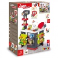SMOBY ELEKTRONICZNY SUPERMARKET Z KASĄ WÓZKIEM I AKCESORIAMI 350228