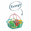 SKLEP SUPERMARKET DLA DZIECI Z KOSZYKIEM NA ZAKUPY I AKCESORIAMI ŚWIATŁO DŹWIĘK