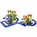 MOCHTOYS MEGA GARAŻ 2+3 POZIOMY + ZNAKI + AUTKO 12013
