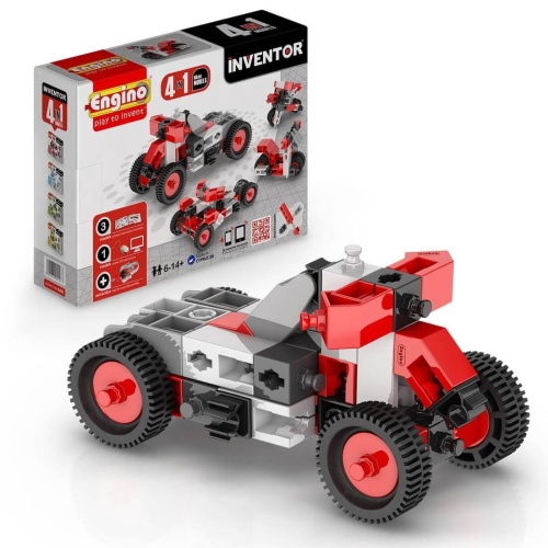 ENGINO KLOCKI KONSTRUKCYJNE INVENTOR 4w1 POJAZDY ENG0432