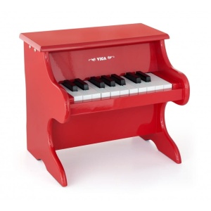 VIGA MINI PIANINKO DLA DZIECI CZERWONE 50693