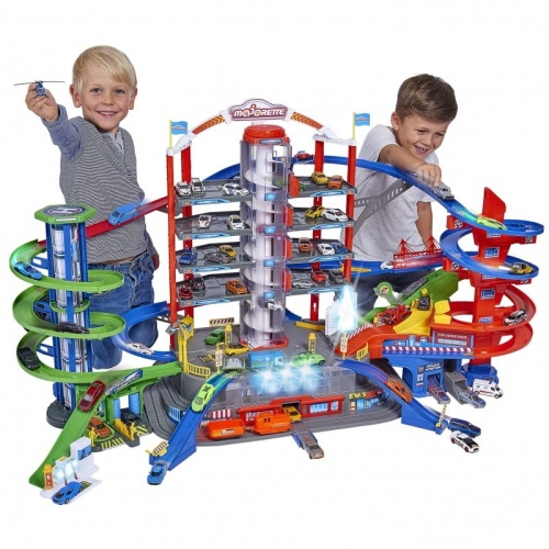 MAJORETTE DUŻY GARAŻ SUPER CITY 7 POZIOMÓW + 6 AUTEK 2059989