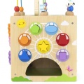 VIGA DREWNIANE CENTRUM EDUKACYJNE 5w1 KOSTKA ACTIVITY BOX 44591
