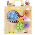 VIGA DREWNIANE CENTRUM EDUKACYJNE 5w1 KOSTKA ACTIVITY BOX 44591
