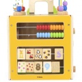 VIGA DREWNIANE CENTRUM EDUKACYJNE 5w1 KOSTKA ACTIVITY BOX 44591