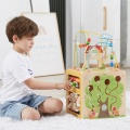 VIGA DREWNIANE CENTRUM EDUKACYJNE 5w1 KOSTKA ACTIVITY BOX 44591