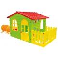 MOCHTOYS DOMEK OGRODOWY DLA DZIECI Z OGRÓDKIEM I TUNELEM 11368