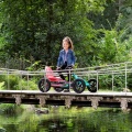 BERG JUNIOR GOKART BUDDY LUA RÓŻOWO-MIĘTOWY 3-8 LAT DO 50 KG NOWY MODEL