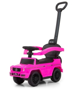 MILLY MALLY JEŹDZIK POJAZD Z RĄCZKĄ MERCEDES G350D RÓŻOWY