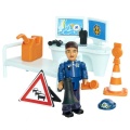 SIMBA STRAŻAK SAM POSTERUNEK POLICJI + FIGURKA 9251097
