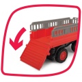 DICKIE ABC TRAKTOR MASSEY FERGUSON Z PRZYCZEPKĄ I KONIEM 411500