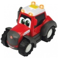 DICKIE ABC TRAKTOR MASSEY FERGUSON Z PRZYCZEPKĄ I KONIEM 411500