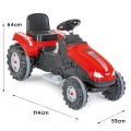 WOOPIE DUŻY TRAKTOR NA AKUMULATOR POWERTRAC 12V CZERWONY 28637