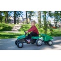 WOOPIE TRAKTOR NA PEDAŁY GOTRAC MAXI Z PRZYCZEPĄ ZIELONY 28286