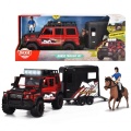 DICKIE PLAYLIFE ZESTAW DŻOKEJA SAMOCHÓD + FIGURKA KONIA 3837018