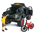 DICKIE PLAYLIFE ZESTAW WYŚCIGI KOLARSTWO GÓRSKIE SAMOCHÓD + ROWER + FIGURKA 3834006