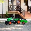 FALK TRAKTOR NA PEDAŁY Z PRZYCZEPĄ SUPERCHARGER ZIELONY OD 2 LAT 2031AB