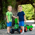 FALK TRAKTOR NA PEDAŁY Z PRZYCZEPĄ SUPERCHARGER ZIELONY OD 2 LAT 2031AB