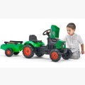 FALK TRAKTOR NA PEDAŁY Z PRZYCZEPĄ SUPERCHARGER ZIELONY OD 2 LAT 2031AB