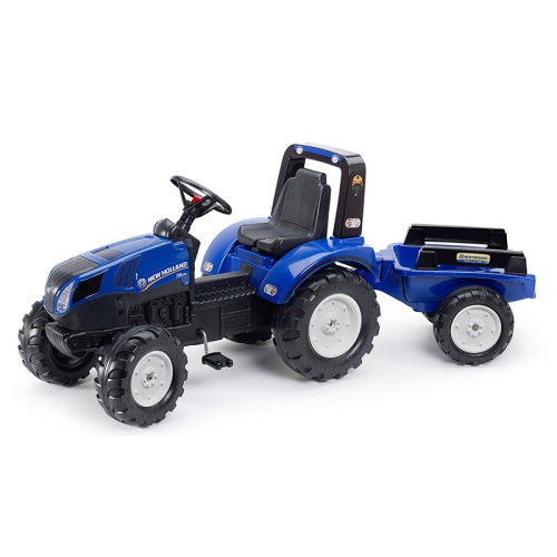 FALK TRAKTOR NA PEDAŁY Z PRZYCZEPĄ NEW HOLLAND 3-7 LAT 3090B
