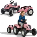 FALK TRAKTOR NA PEDAŁY Z PRZYCZEPĄ COUNTRY STAR RÓŻOWY 3-7 LAT 1058AB