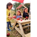 CLASSIC WORLD EDU DREWNIANY STOLIK PIKNIKOWY Z PARASOLEM CW54594