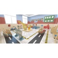 CLASSIC WORLD EDU OGROMNE KLOCKI KONSTRUKCYJNE DREWNIANE STRAŻ POŻARNA CW53474