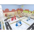CLASSIC WORLD EDU OGROMNE KLOCKI KONSTRUKCYJNE DREWNIANE STRAŻ POŻARNA CW53474