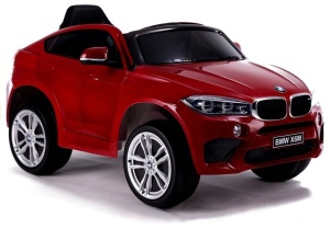 SAMOCHÓD NA AKUMULATOR BMW X6 CZERWONY LAKIEROWANY